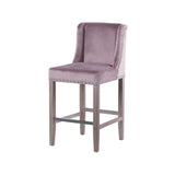 Tabouret de cuisine avec poignée lilas 48x53x104cm