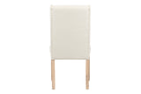 SILLA LINO CAPITONE BEIGE 55x63x101 CM