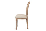 SILLA LINO CAPITONE PATAS ROBLE KD 48x46x96CM