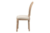 SILLA LINO BEIGE RATAN PATAS ROBLE 50x53x96 CM