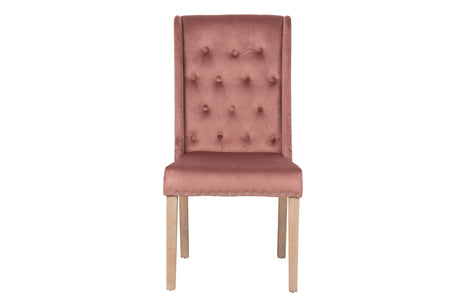 Captone de chaise en velours avec un tireur 53x53x102 cm