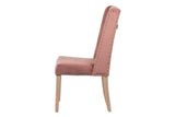 Captone de chaise en velours avec un tireur 53x53x102 cm