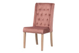 Captone de chaise en velours avec un tireur 53x53x102 cm