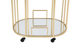 Goldmetall -Wagen 60x40x75 cm