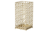 PARAGUERO METAL KD CHAMPAGNE 25x25x49 CM