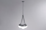 Lampada del tetto in metallo a LED 36x36x104 cm