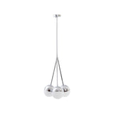 LAMPARA TECHO METAL LED 36x36x104 CM