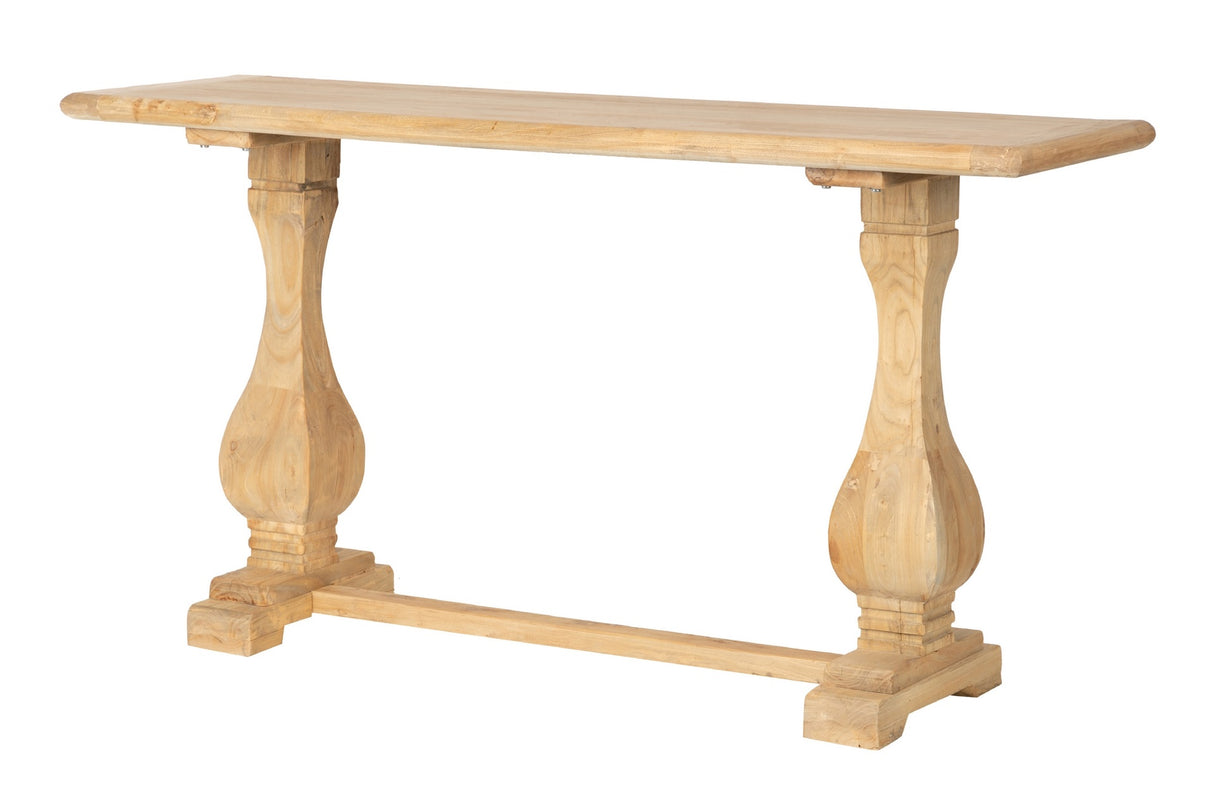 Nan 150x45x80 cm Console de madeira