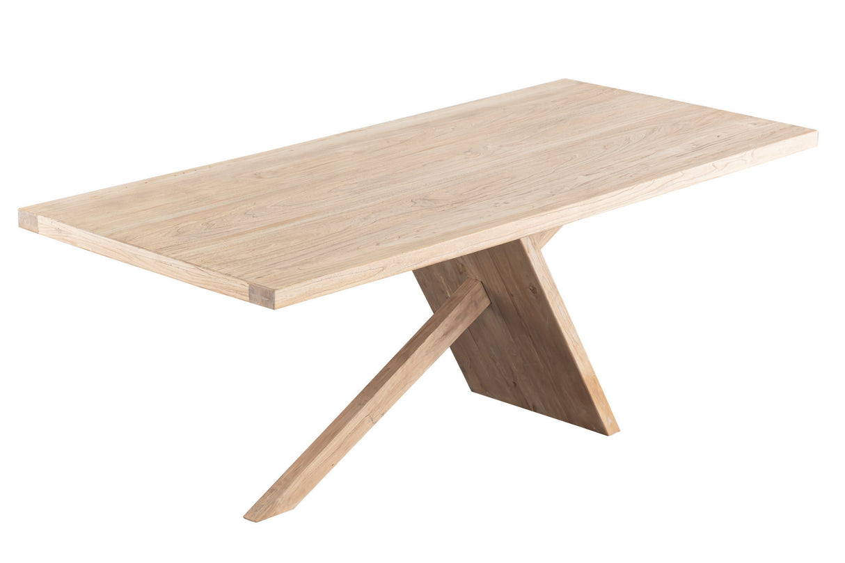 MESA COMEDOR RECT. MADERA AMALA 200x90x76 CM