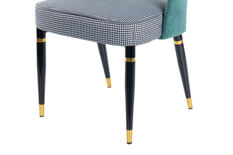 Houston Green Velvet Chair 56x58x83 cm