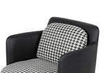 Textil noir Sillon Tulsa 70x80x81 cm