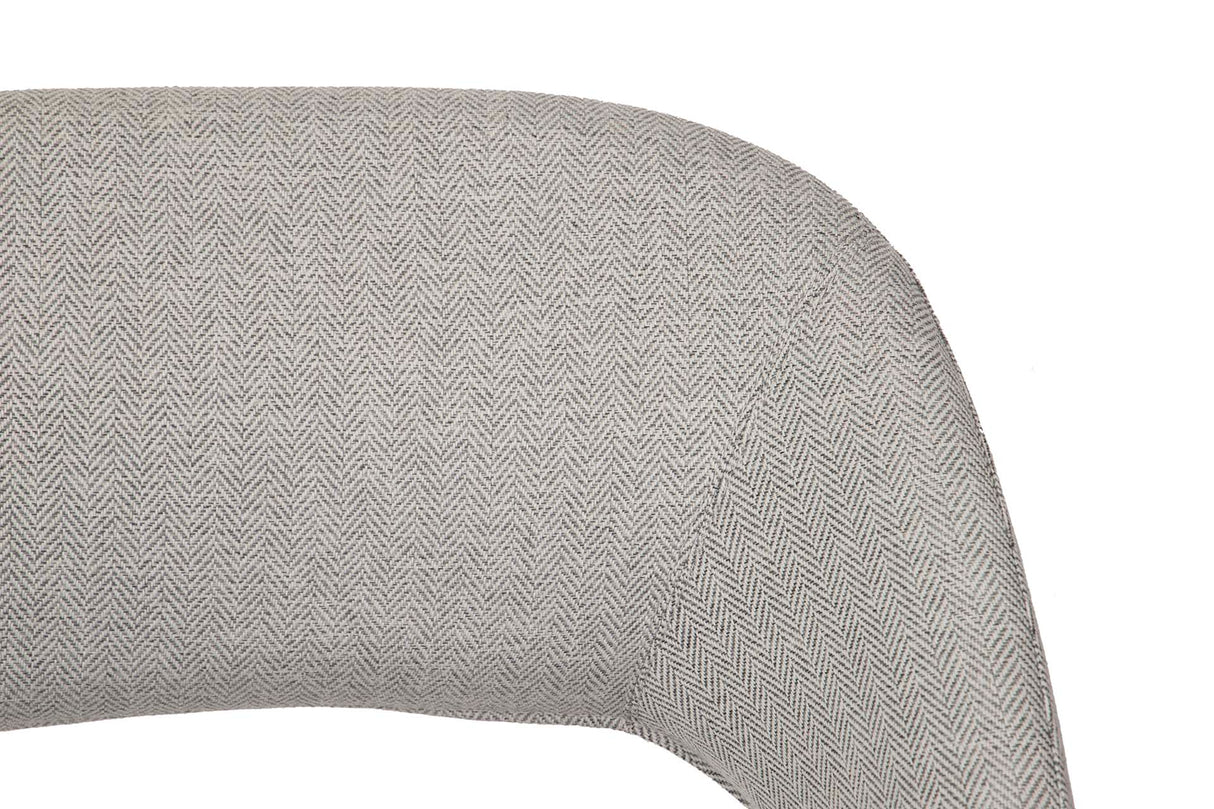 TABURETE TEXTIL GRIS NORFOLK 51x53x102 CM