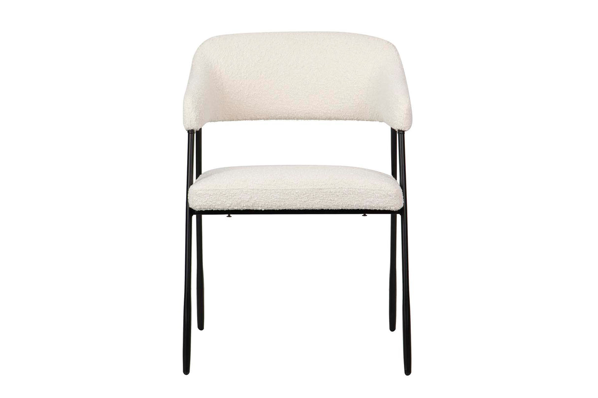 SILLA BOUCLE BLANCO TAOS 55x58x77 CM