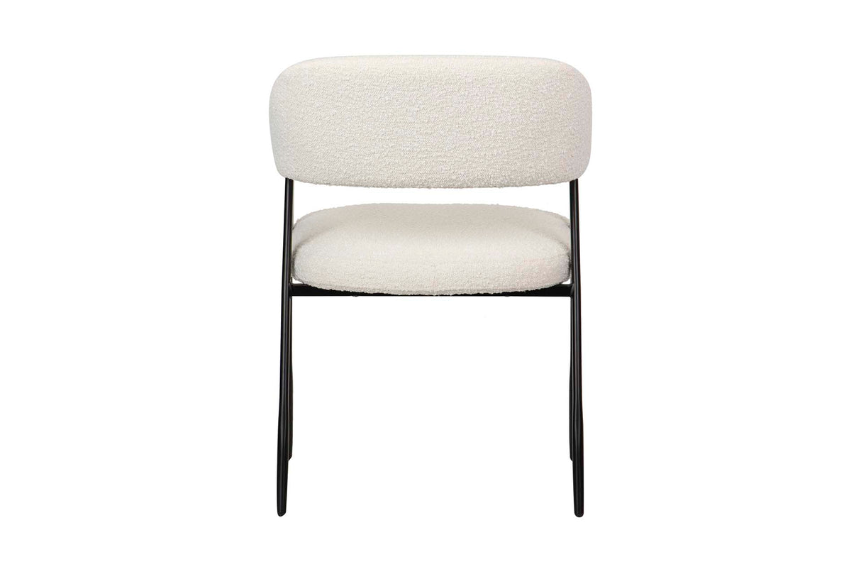 SILLA BOUCLE BLANCO TAOS 55x58x77 CM