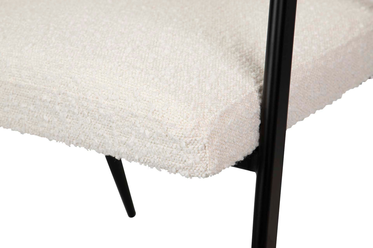 SILLA BOUCLE BLANCO TAOS 55x58x77 CM