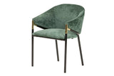 Atlanta Green Textile Chair 57x57x79 cm