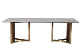 MESA COMEDOR PIEDRA CRISTAL CELAYA 240x120x76 CM