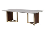 MESA COMEDOR PIEDRA CRISTAL CELAYA 240x120x76 CM