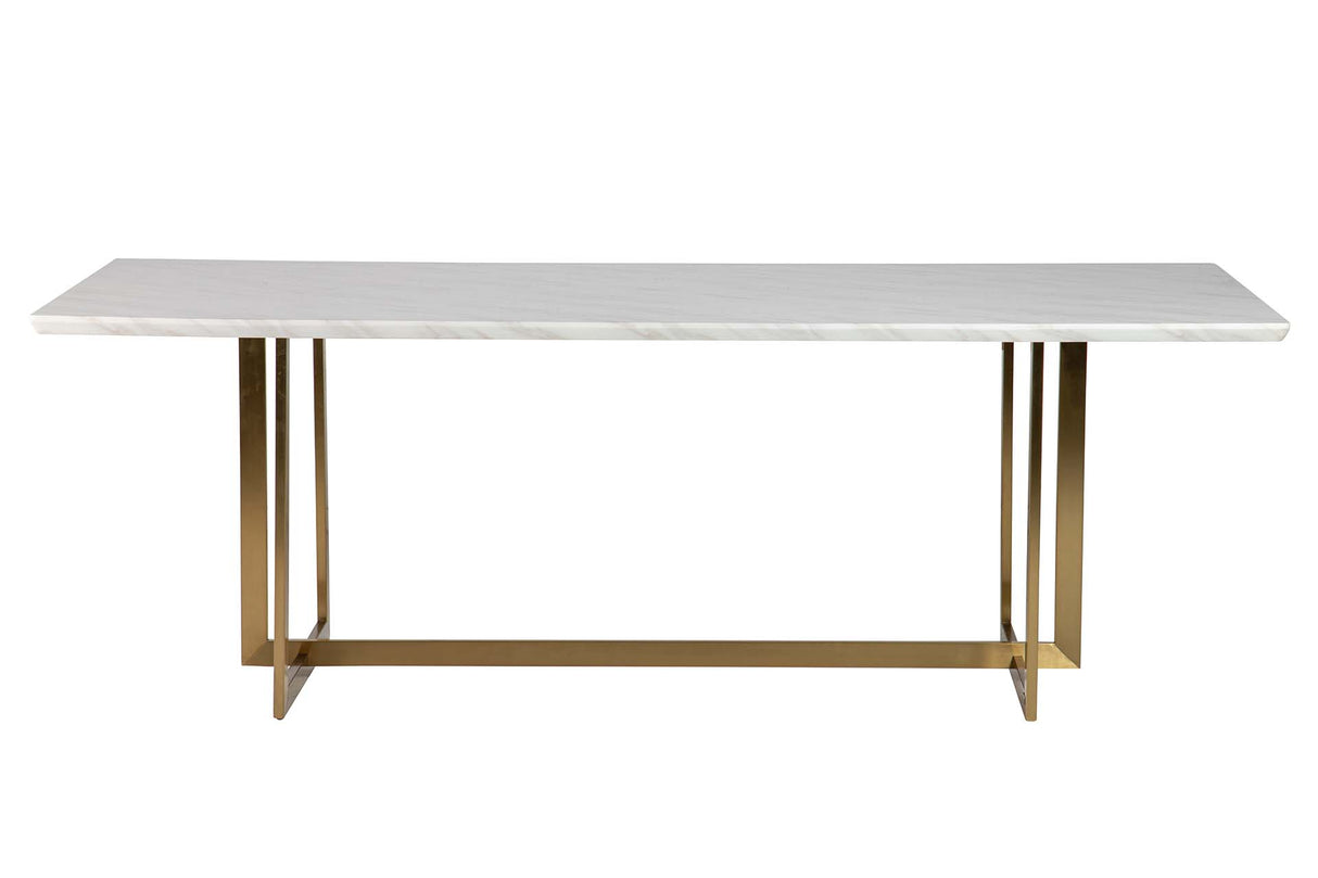 MESA COMEDOR  MARMOL INOXIDABLE TEBAS 220x100x76 CM