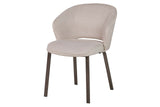 Gold Metall Polyester Stuhl 58x62x80 cm