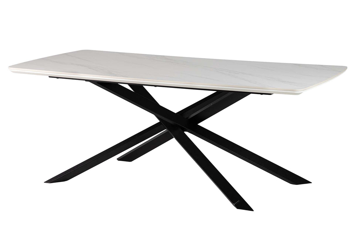 MESA COMEDOR CERAMICA METAL MONCTON 200x100x75 CM