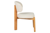 SILLA CHENILLA MADERA ROBLE CORINTO 53x61x84 CM