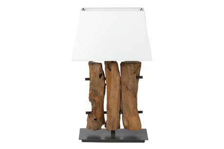 Tri 40x20x80 cm lampe en bois en bois