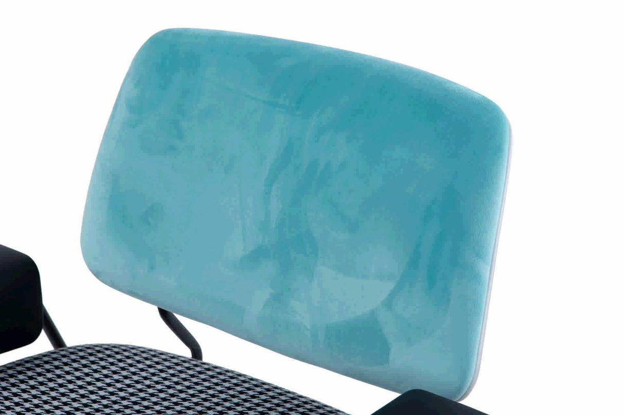 Fauteuil en velours vert du Maine 77x70x80 cm