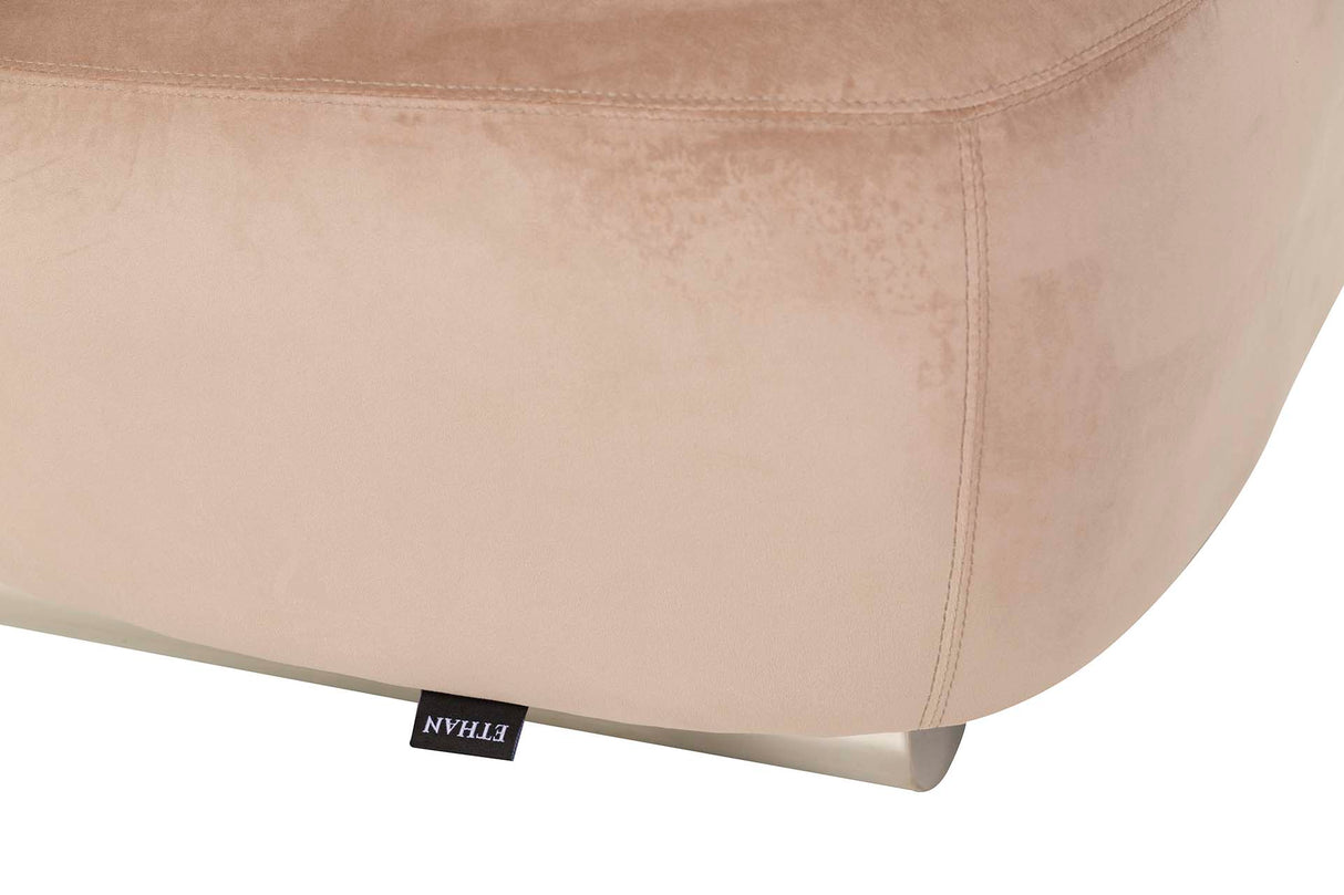 Velvet Pink Quil chaise 100x82x71 cm