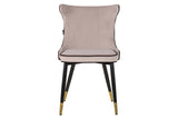 SILLA VELVET GRIS ASPEN 49x54x82 CM