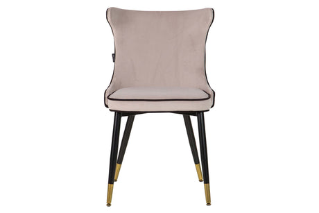 SILLA VELVET GRIS ASPEN 49x54x82 CM