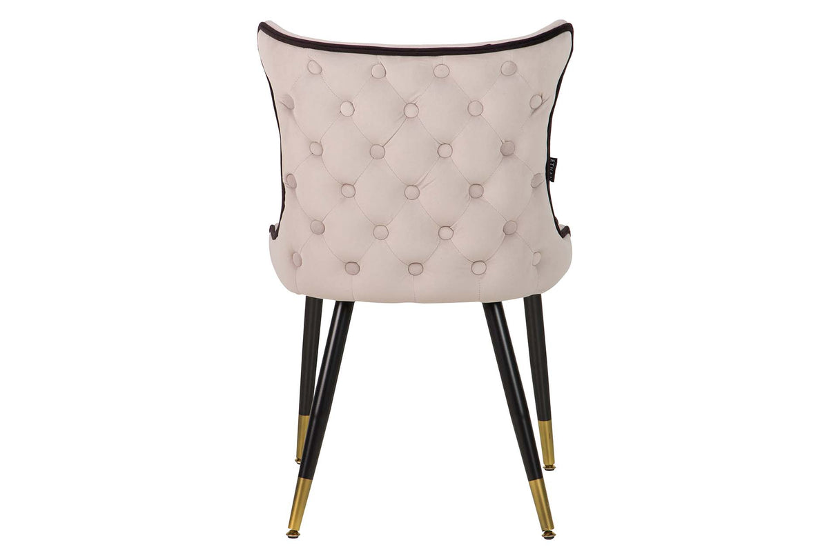 SILLA VELVET GRIS ASPEN 49x54x82 CM