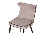 SILLA VELVET GRIS ASPEN 49x54x82 CM