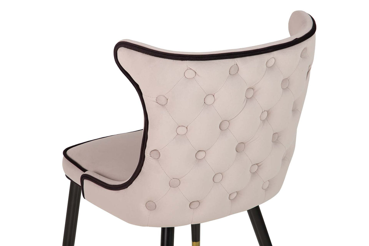 SILLA VELVET GRIS ASPEN 49x54x82 CM