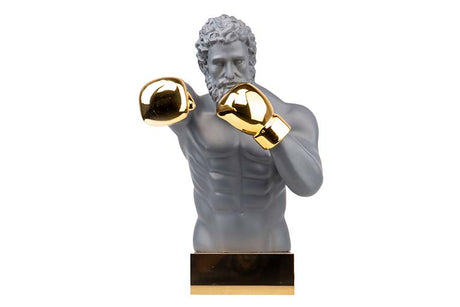 Figur Dekoration Grau Metall 33x56x56 cm