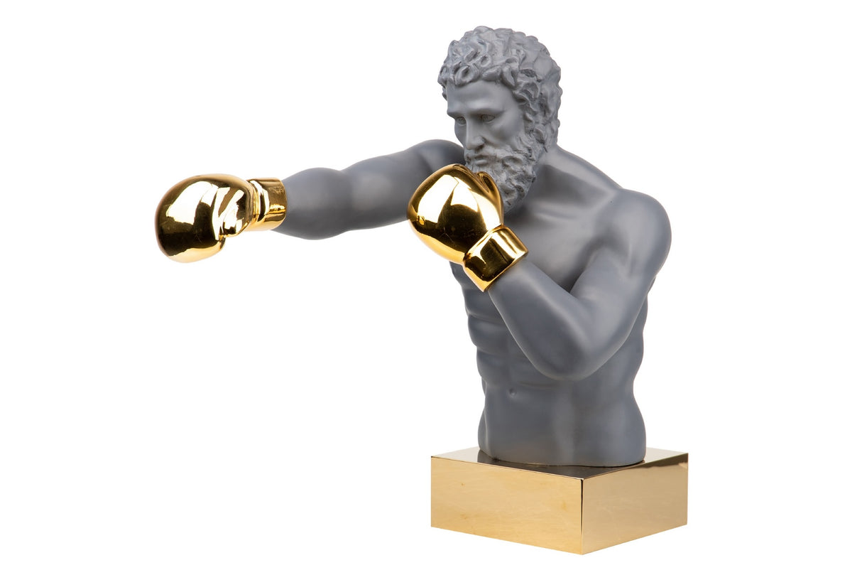 Figur Dekoration Grau Metall 33x56x56 cm
