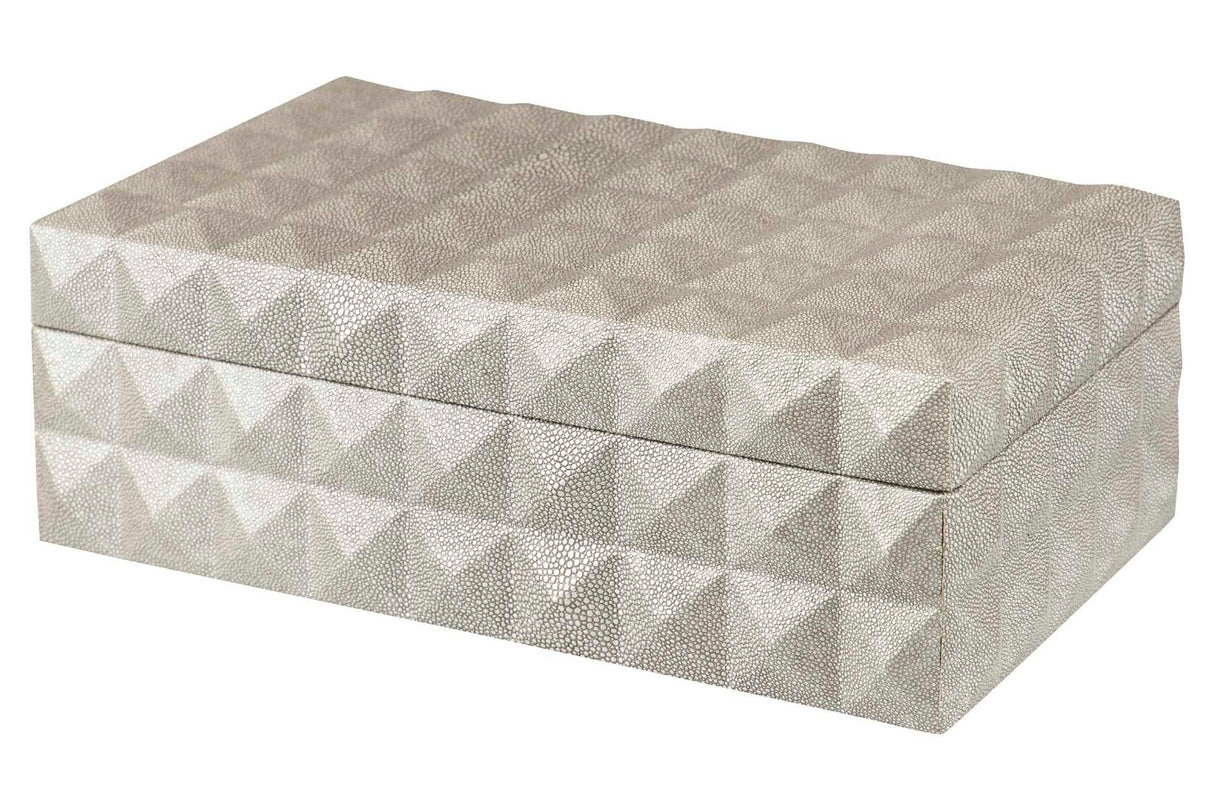 Caixa mdf / pu 33x22x13 cm