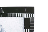 Schwarz graue MDF -Pors 15x20 cm