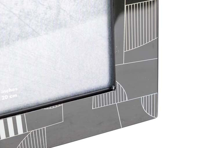 Schwarz graue MDF -Pors 15x20 cm