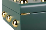 MDF Box Zinc Tacheula Green 32x22x12 cm