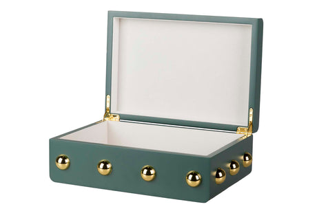 MDF Box Zinc Tacheula Green 32x22x12 cm