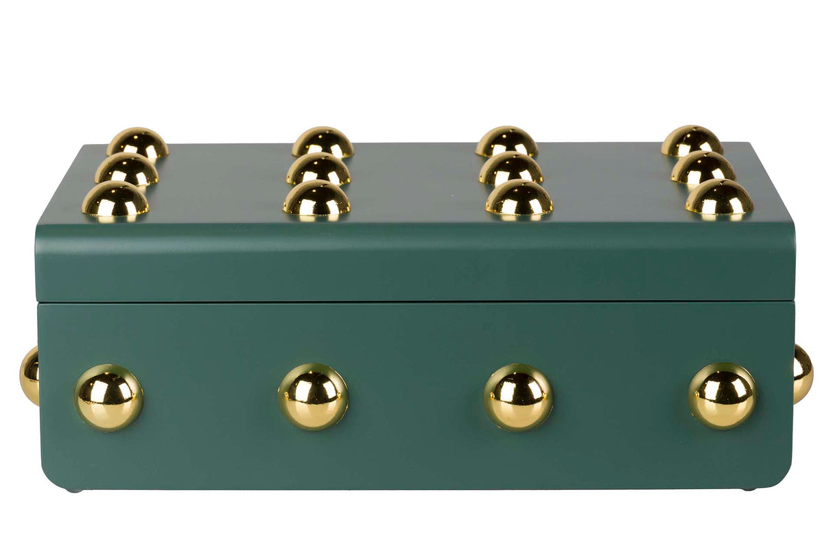 MDF Box Zinc Tacheula Green 32x22x12 cm