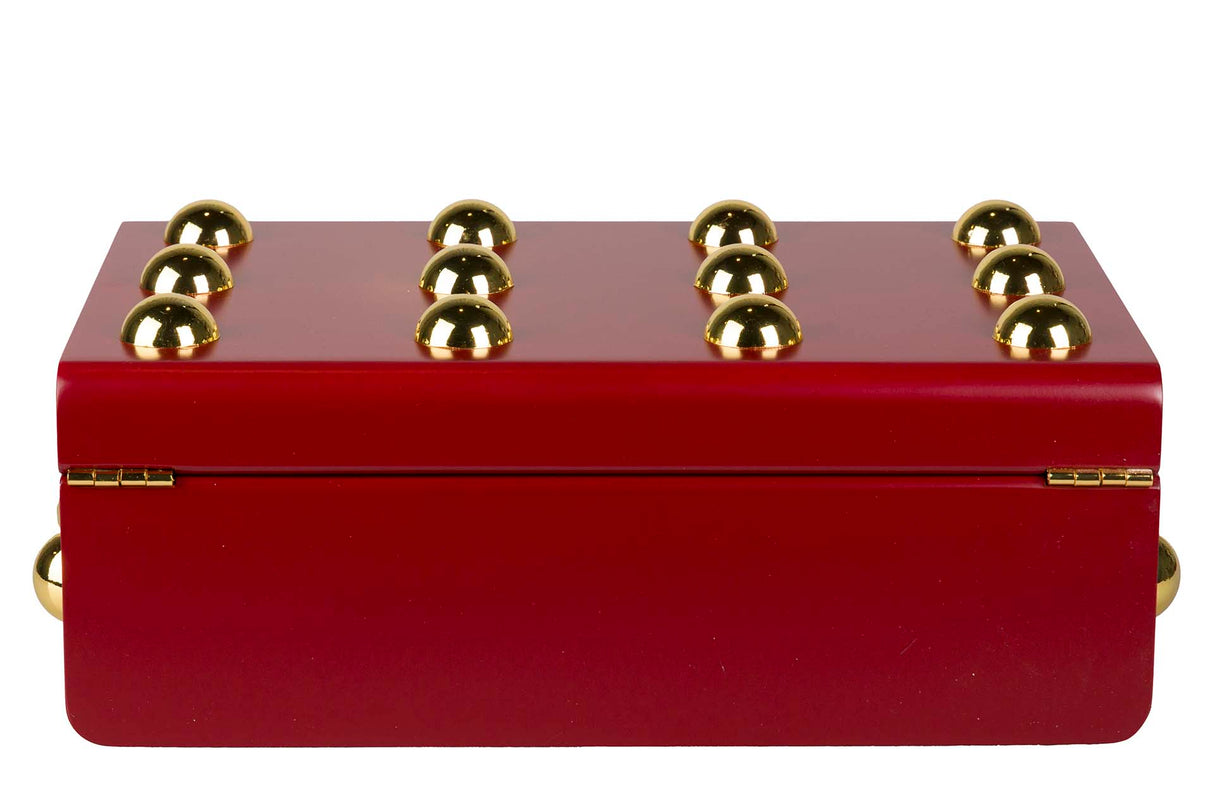 MDF Box Zinc Tachaula Garnet 32x22x12 cm