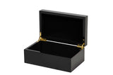 CAJA MDF ZINC LACADA NEGRA 20x12x16 CM