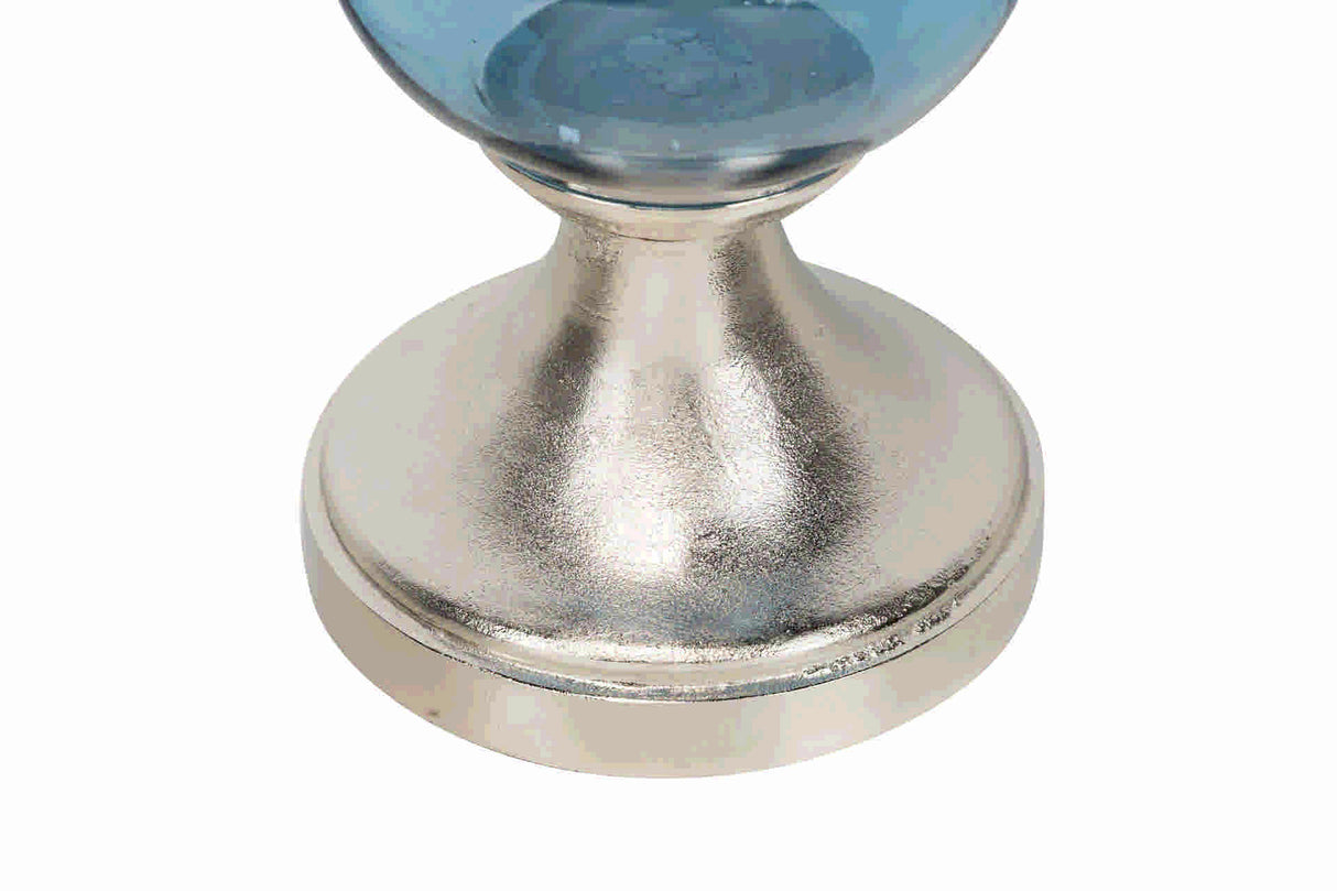 Crystal / Aluminium Nickel Florer 25x25x101 cm