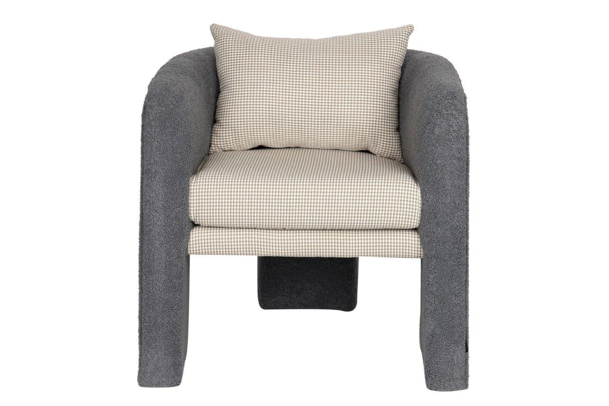 Boucle Grey Turku 69x71x70 cm fauteuil