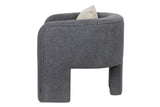 SILLON BOUCLE GRIS TURKU 69x71x70 CM