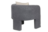 Boucle Grey Turku 69x71x70 cm fauteuil