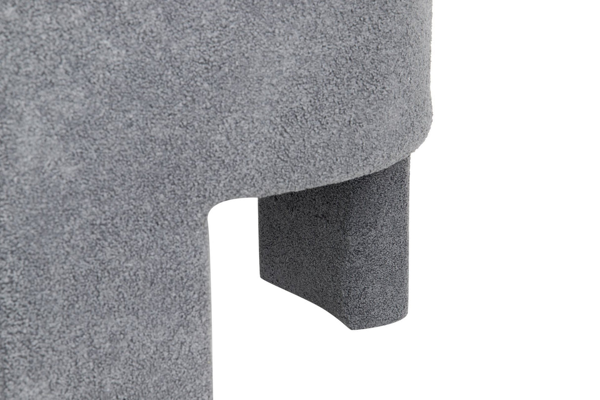 Boucle Grey Turku 69x71x70 cm fauteuil