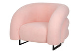 SILLON BOUCLE ROSA HANKO 89x85x74 CM